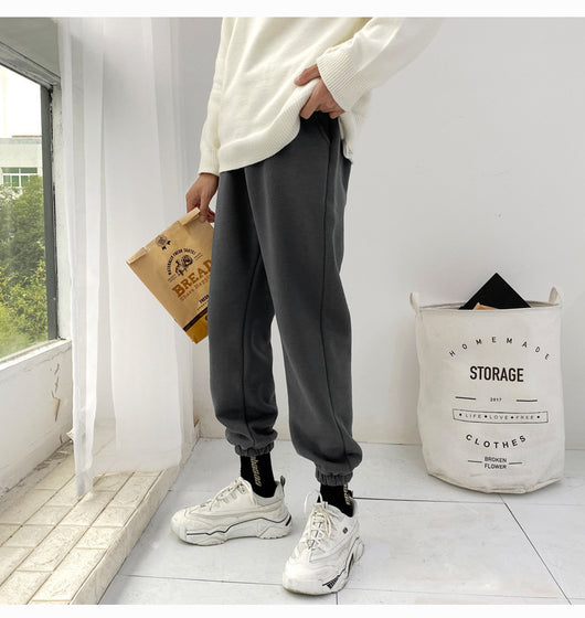 Pantalones Deportivos Plus Size Velvet Gruesos para Hombre - Image 17