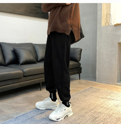 Pantalones Deportivos Plus Size Velvet Gruesos para Hombre - Image 19
