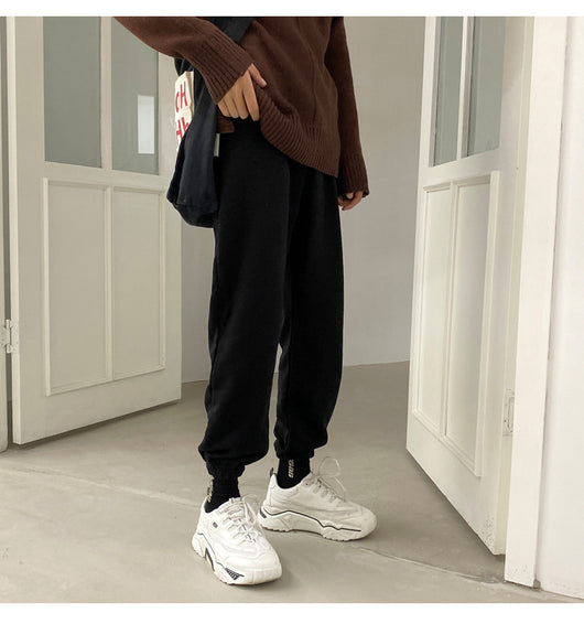Pantalones Deportivos Plus Size Velvet Gruesos para Hombre - Image 27