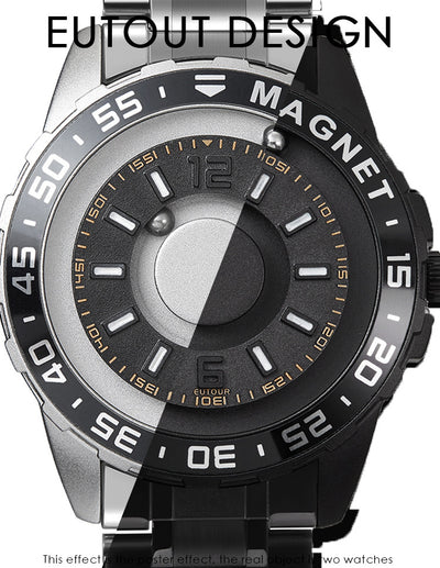 Reloj Magnético de Acero para Hombre - Diseño Moderno Cuarzo - Image 6