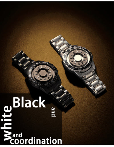 Reloj Magnético de Acero para Hombre - Diseño Moderno Cuarzo - Image 7