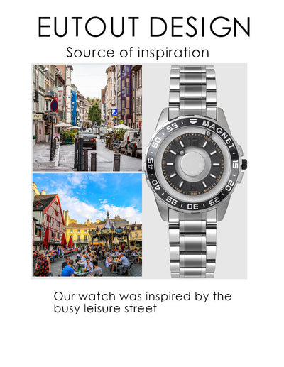 Reloj Magnético de Acero para Hombre - Diseño Moderno Cuarzo - Image 12