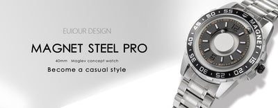 Reloj Magnético de Acero para Hombre - Diseño Moderno Cuarzo - Image 14