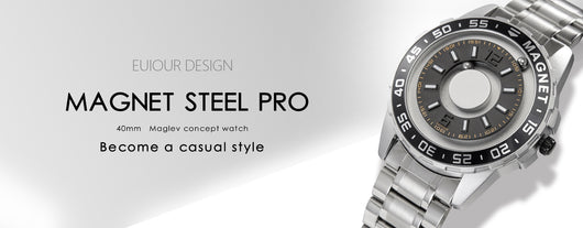 Reloj Magnético de Acero para Hombre - Diseño Moderno Cuarzo - Image 14