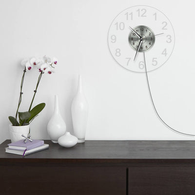 Reloj de Pared Acrílico Transparente con Luces LED Coloridas - Image 18