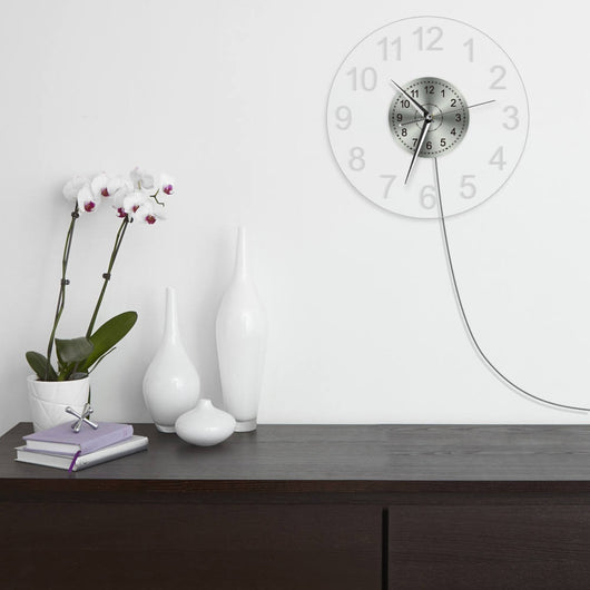 Reloj de Pared Acrílico Transparente con Luces LED Coloridas - Image 18