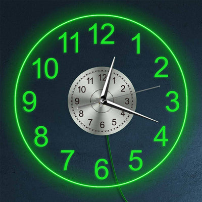 Reloj de Pared Acrílico Transparente con Luces LED Coloridas - Image 25