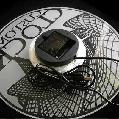 Reloj de Pared Acrílico Transparente con Luces LED Coloridas - Image 32
