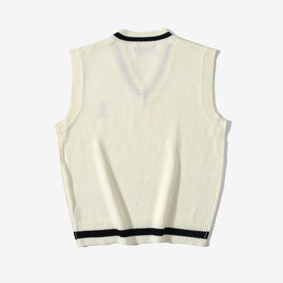 Chaleco Tejido V-Neck sin Mangas para Estudiantes - Image 22