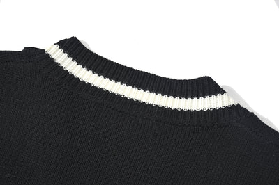 Chaleco Tejido V-Neck sin Mangas para Estudiantes - Image 25