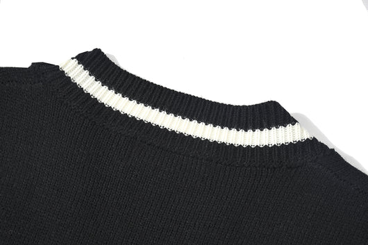 Chaleco Tejido V-Neck sin Mangas para Estudiantes - Image 25