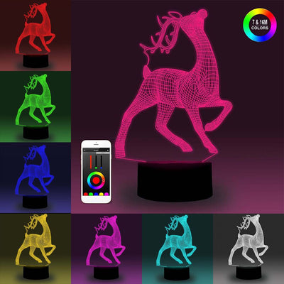 Lámpara de Mesa 3D Cabeza de Elefante Dios Mitología India - Regalo Creativo - Image 8