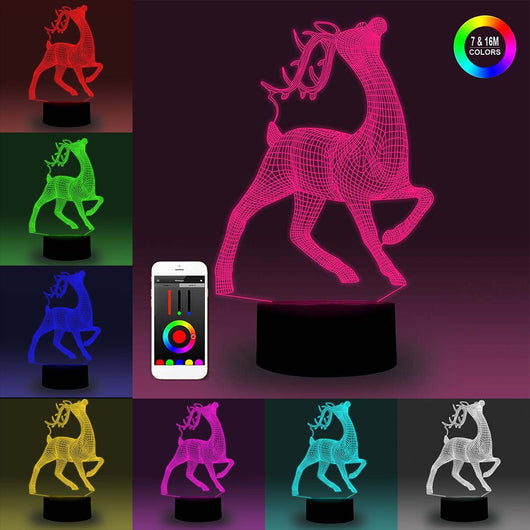 Lámpara de Mesa 3D Cabeza de Elefante Dios Mitología India - Regalo Creativo - Image 8