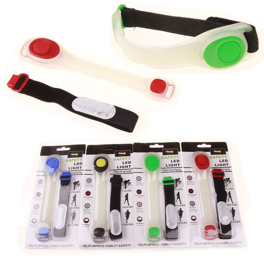 Brazalete LED Reflectante de Seguridad Nocturna para Ciclismo y Running - Image 11