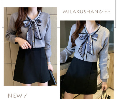Suéter Fino Tejido Estilo Occidental para Mujer - Blusa Básica de Manga Larga - Image 12