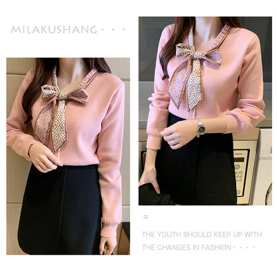 Suéter Fino Tejido Estilo Occidental para Mujer - Blusa Básica de Manga Larga - Image 20