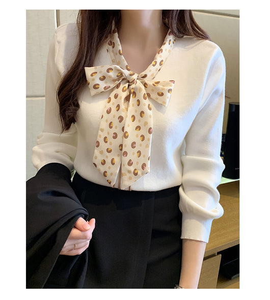 Suéter Fino Tejido Estilo Occidental para Mujer - Blusa Básica de Manga Larga - Image 22