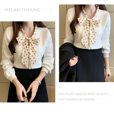 Suéter Fino Tejido Estilo Occidental para Mujer - Blusa Básica de Manga Larga - Image 23