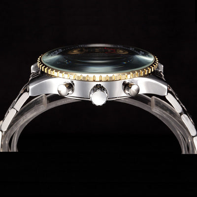 Reloj Automático Tourbillon con Calendario y Esfera Grande - Acero Inoxidable para Hombre - Image 12