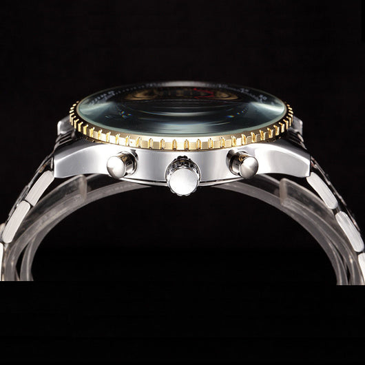 Reloj Automático Tourbillon con Calendario y Esfera Grande - Acero Inoxidable para Hombre - Image 12