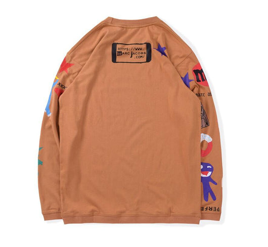 Camiseta Hip-Hop Oversize Manga Larga Unisex Tendencia - Image 7