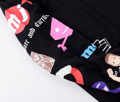 Camiseta Hip-Hop Oversize Manga Larga Unisex Tendencia - Image 13