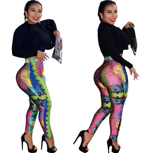 Pantalones Estampados Multicolor para Otoño e Invierno - Image 11