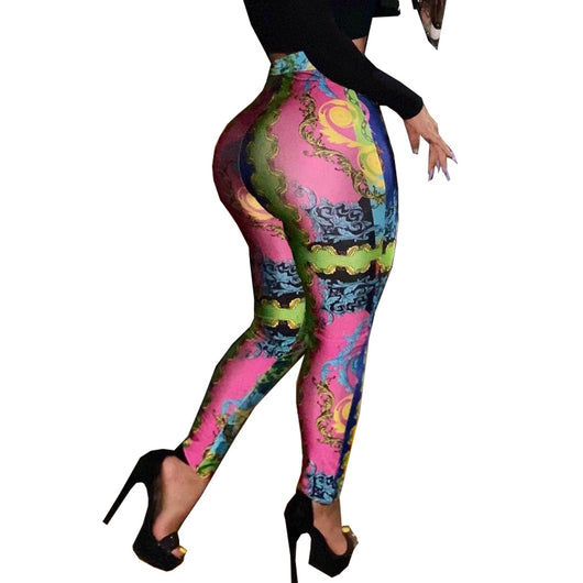 Pantalones Estampados Multicolor para Otoño e Invierno - Image 13