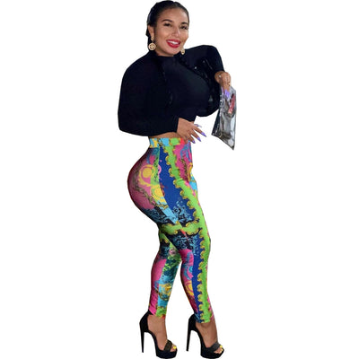 Pantalones Estampados Multicolor para Otoño e Invierno - Image 14