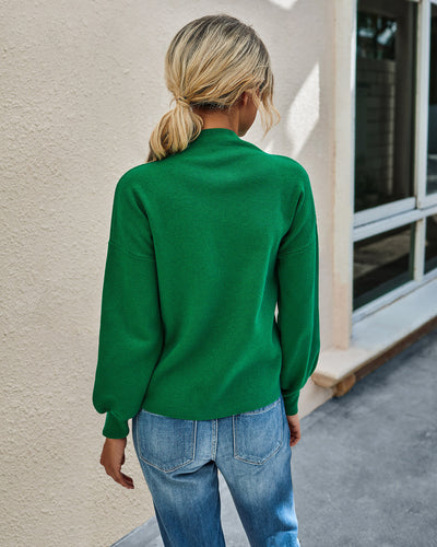 Suéter Tejido de Cuello Alto para Mujer - Colores Lisos - Image 26