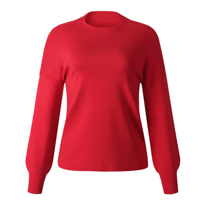 Suéter Tejido de Cuello Alto para Mujer - Colores Lisos - Image 41