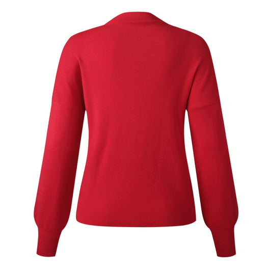 Suéter Tejido de Cuello Alto para Mujer - Colores Lisos - Image 42