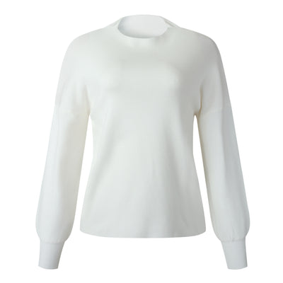 Suéter Tejido de Cuello Alto para Mujer - Colores Lisos - Image 44