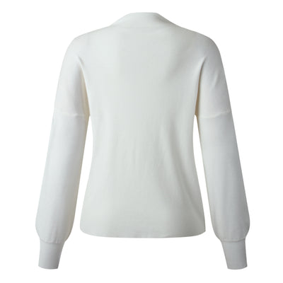 Suéter Tejido de Cuello Alto para Mujer - Colores Lisos - Image 45