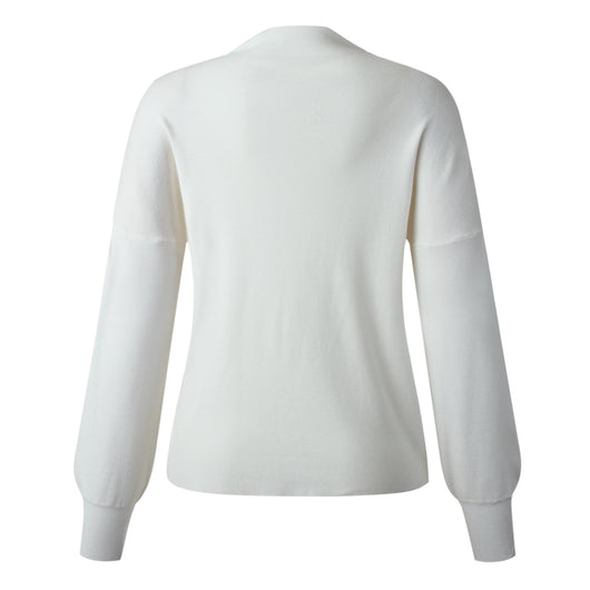 Suéter Tejido de Cuello Alto para Mujer - Colores Lisos - Image 45