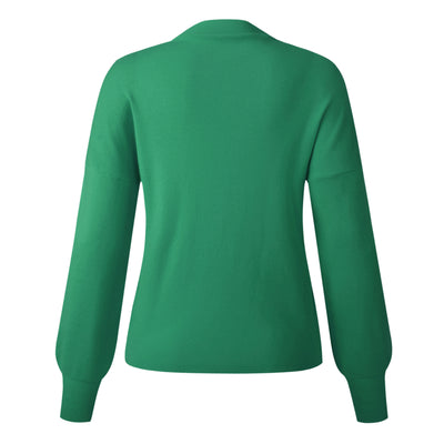 Suéter Tejido de Cuello Alto para Mujer - Colores Lisos - Image 48