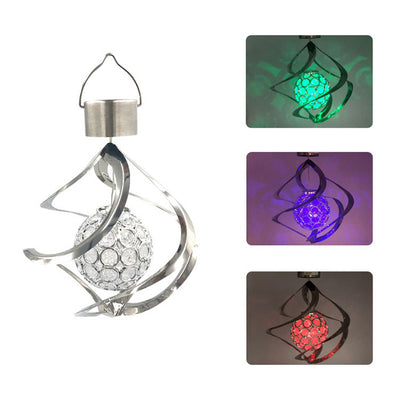 Lámpara Solar LED Giratoria con Campana de Viento - Decoración Exterior Inteligente - Image 12