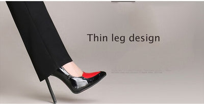 Pantalón de Vestir Ancho Talla Grande para Mujer - Estilo Casual Elegante - Image 15