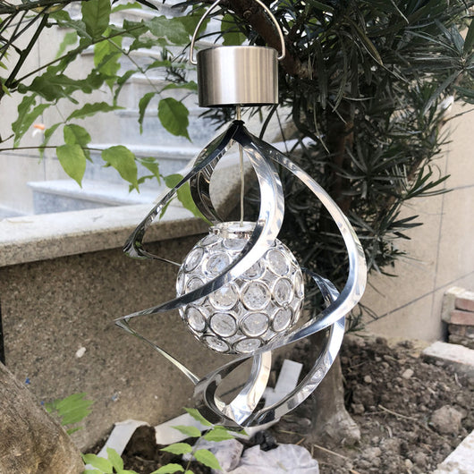 Lámpara Solar LED Giratoria con Campana de Viento - Decoración Exterior Inteligente - Image 14