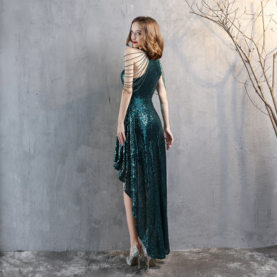 Vestido Ajustado con Lentejuelas y Escote Envolvente - Diseño Sexy para Eventos - Image 10