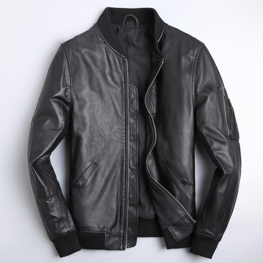 Uniforme de Béisbol Corto en Cuero Negro para Hombre - Image 11