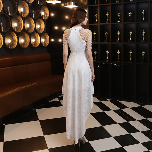Vestido Ajustado con Lentejuelas y Escote Envolvente - Diseño Sexy para Eventos - Image 22