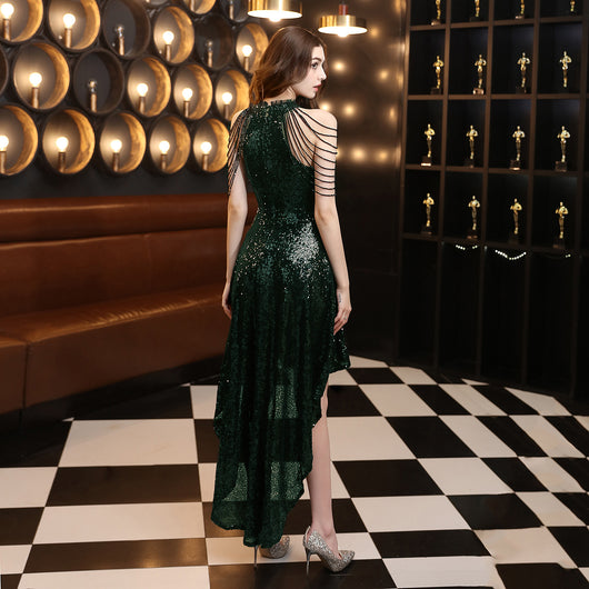 Vestido Ajustado con Lentejuelas y Escote Envolvente - Diseño Sexy para Eventos - Image 50