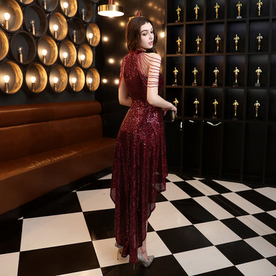 Vestido Ajustado con Lentejuelas y Escote Envolvente - Diseño Sexy para Eventos - Image 58