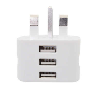 Cargador de Pared Portátil con 1-3 Puertos USB Compatible con Apple - Adaptador de Viaje UK - Image 7