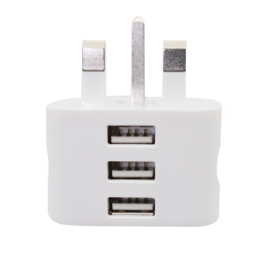 Cargador de Pared Portátil con 1-3 Puertos USB Compatible con Apple - Adaptador de Viaje UK - Image 7