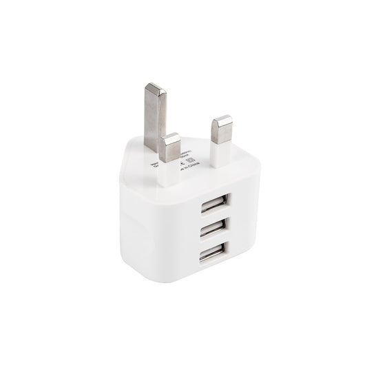 Cargador de Pared Portátil con 1-3 Puertos USB Compatible con Apple - Adaptador de Viaje UK - Image 8