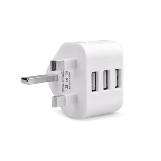Cargador de Pared Portátil con 1-3 Puertos USB Compatible con Apple - Adaptador de Viaje UK - Image 10