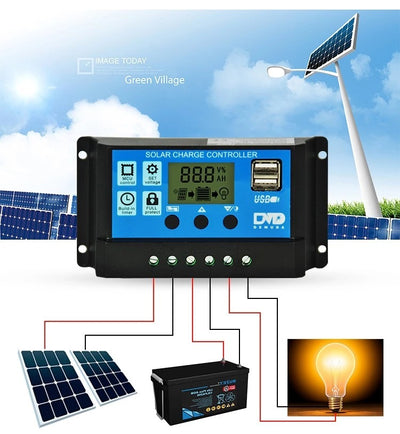 Controlador Solar de Carga y Descarga LCD - Image 18