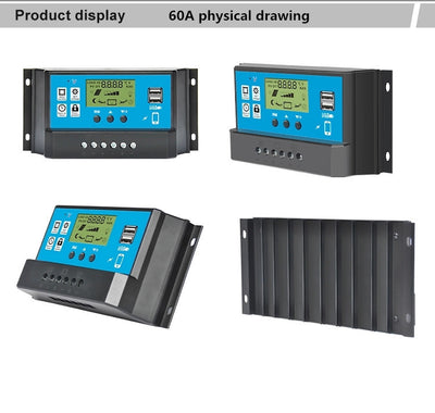 Controlador Solar de Carga y Descarga LCD - Image 28